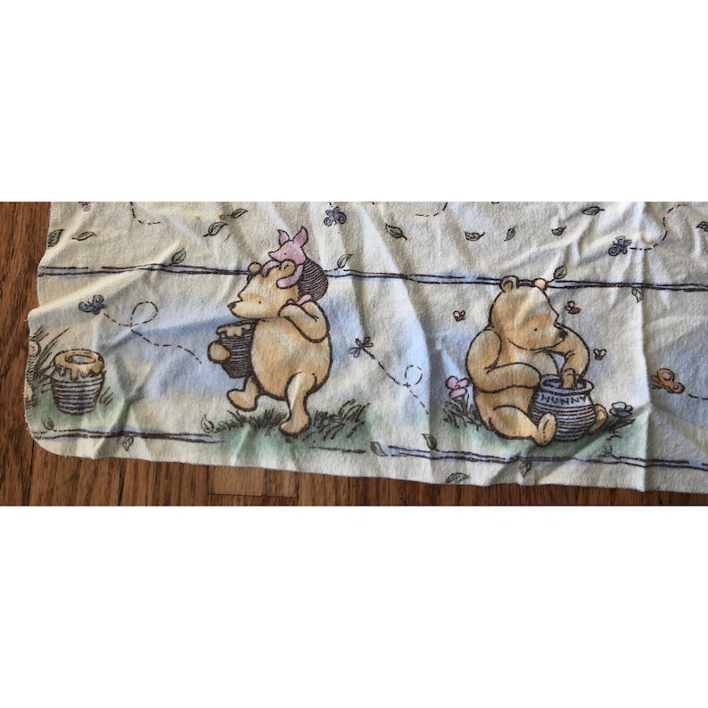 Winnie the Pooh Baby Blanket Receiving Classic Pooh Etsy