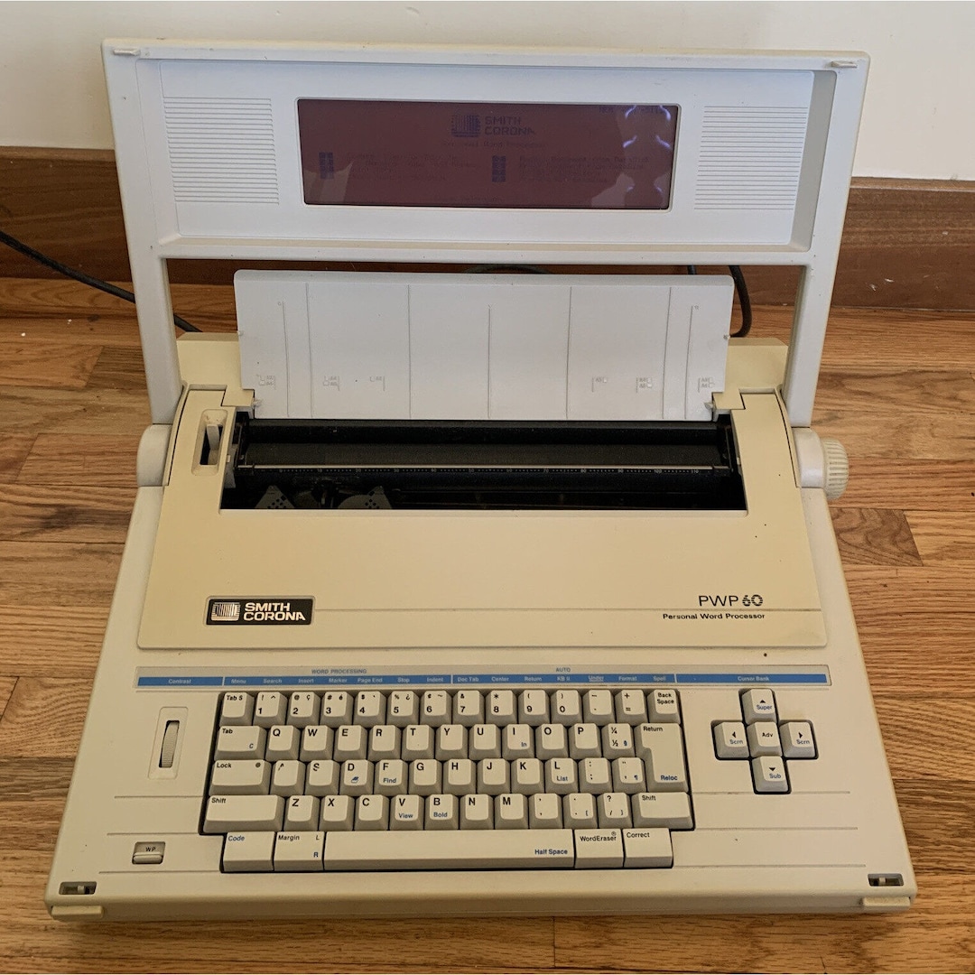 Smith Carona Word Processor Pwp 60 Vintage Writing 1980 1990 - Etsy
