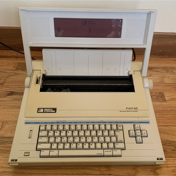 Smith Carona Word Processor Pwp 60 vintage writing 1980 1990 Typewriter
