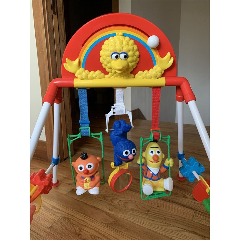 1990 Sesame Street Baby Play Gym Activity Center Big Bird - Etsy