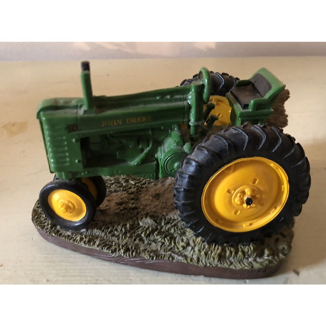 John Deere Tractor Desk Clock Farm Decor Country Timepiece Etsy