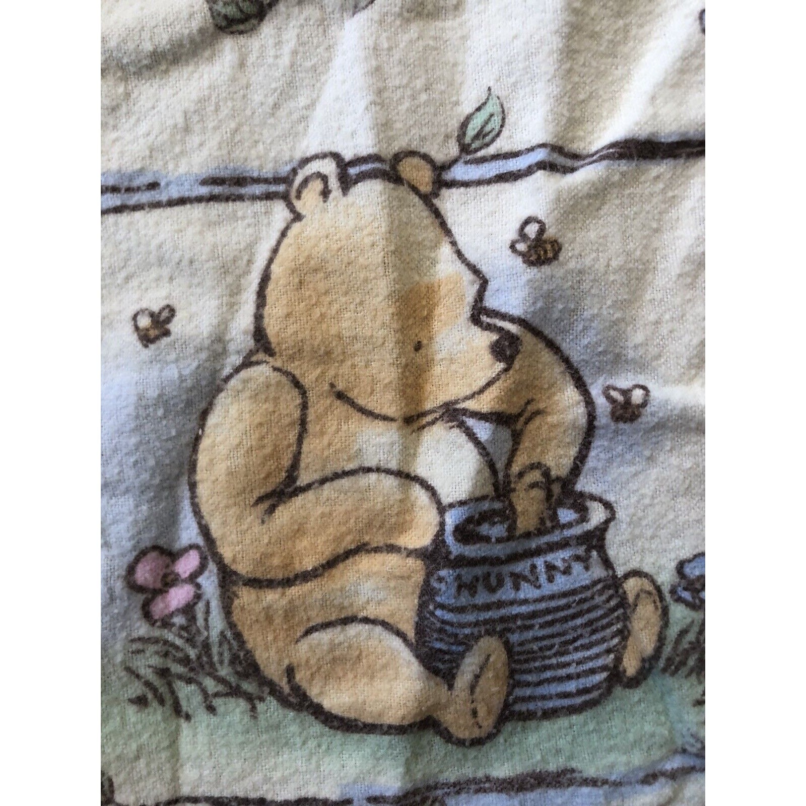 Winnie the Pooh Baby Blanket Receiving Classic Pooh Etsy
