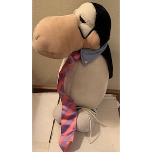 Vintage 1985 Dakin Bloom Country Opus Penguin Yuppie Phase Plush Toy 12&quot;