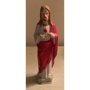8&quot; SACRED HEART JESUS Christ Savior Ceramic Catholic Christianity 8&quot; Tall