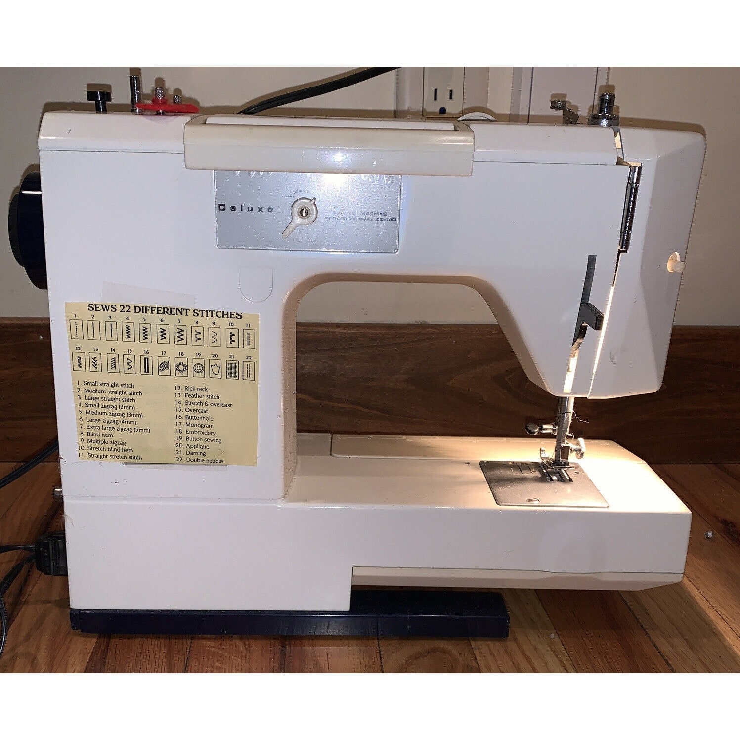 White/domestic 1510 Sewing Machine Precision Built Zigzag Foot Etsy