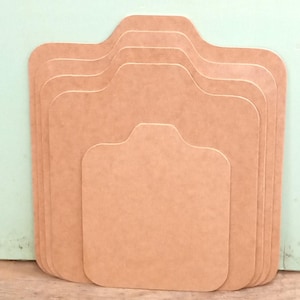 HEAT PRESS T-SHIRT Boards Includes 5 Sizes **See Listing for Measurements** 1/8 Hardboard