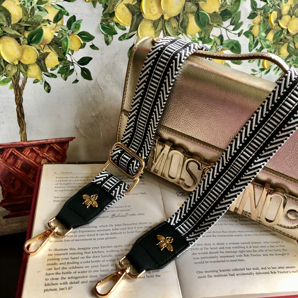 Crossbody Adjustable strap/Jacquard Bag Strap/handbag/shoulder Etsy