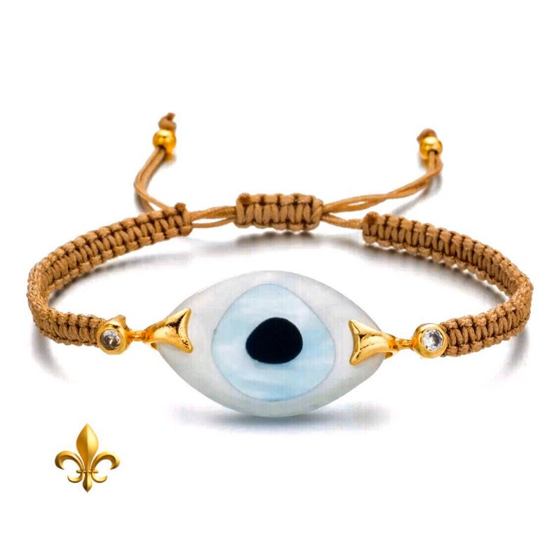 Bohemian inspiration Bracelet,Gold plated,Waxed cord,Crystal Cubic zirconia,adjustable bracelet,Link Bracelet,Knot Bracelet,Charm bracelet