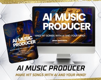AI Music Producer eBook | Make Beats, Write Songs, and Create Studio-Quality Music with AI | Instant Download Music Production Guide