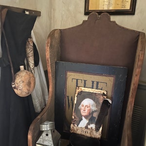 Photo primitive George - early look-primitive Abe-colonial=Americana-primitive summer-primitive americana-