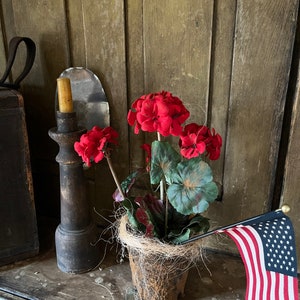 Primitive Grubby Geraniums, Handmade Americana Decor - Etsy