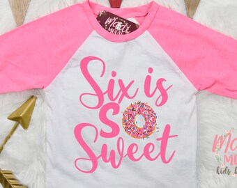 6th birthday girl shirt