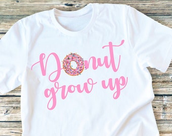 Donut Birthday Mom Shirt | Doughnut Grow Up Birthday Shirt | Donut Sprinkles Mom Shirt