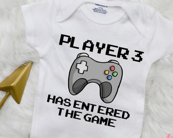 Player 3 Has Entered The Game Youth Boys Long Sleeve Shirts Cotton