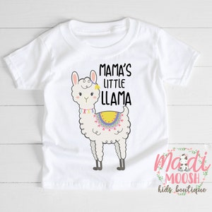 Mama's Little Llama Onesies® Bodysuit Baby Boy Onesie Baby Shower Gift Baby Outfit Baby Girl Onesie Llama Onesie Short Sleeve Shirt