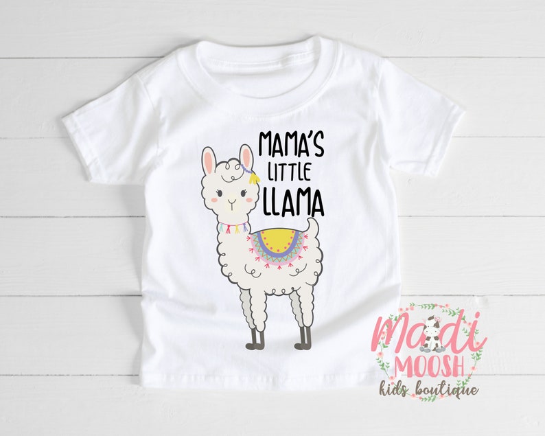 Mama's Little Llama Onesies® Bodysuit Baby Boy Onesie Baby Shower Gift Baby Outfit Baby Girl Onesie Llama Onesie Short Sleeve Shirt