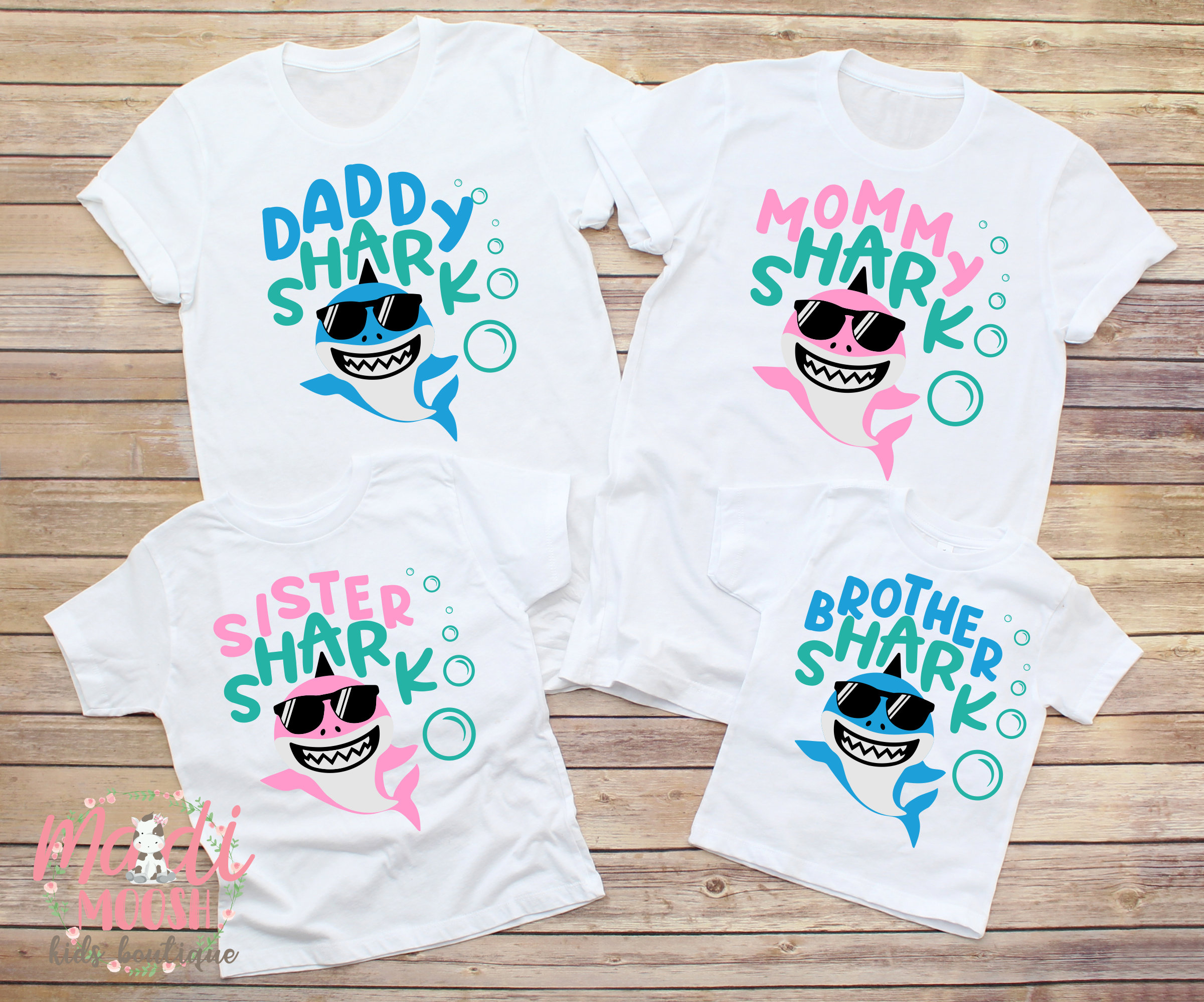 2nd Birthday Baby Shark Shirts For The Whole Family Mommy Shark Shirt