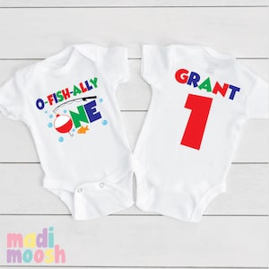 O-Fish-Ally One Birthday Onesie® - First Fishing Birthday