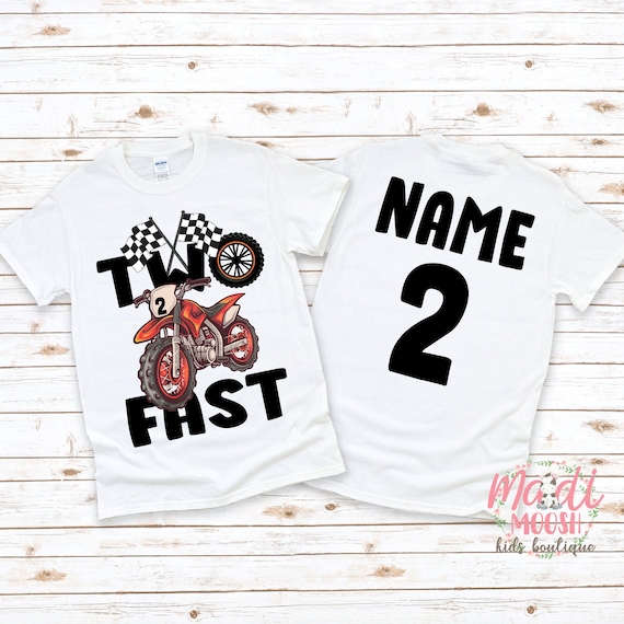 Kids 2nd Birthday Boys Motorcycle Shirt Biker 2 Years Old Kids 2nd Birthday Boys Motorcycle Shirt Biker 2 Years Old