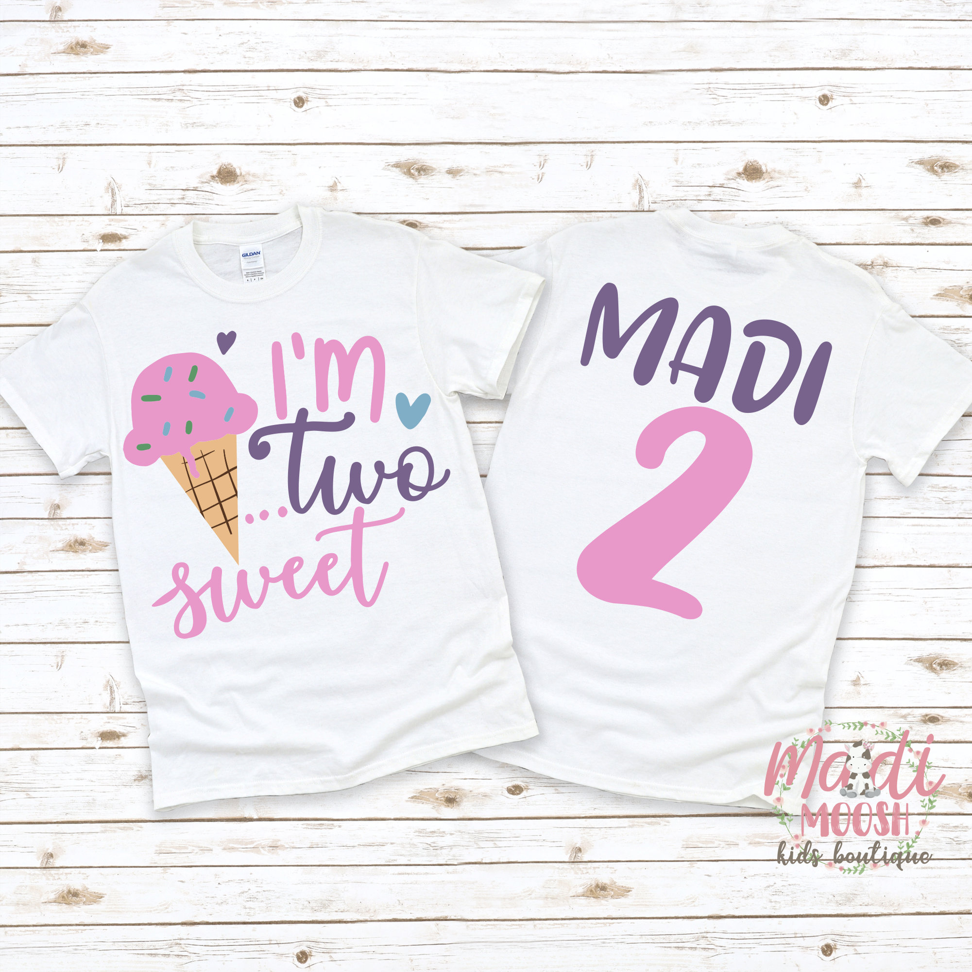 Two Sweet Birthday Shirt 2nd Birthday 