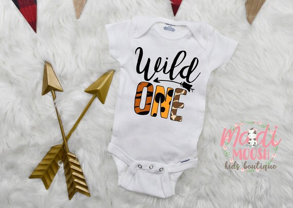 Wild One Onesie ® | Wild Birthday Onesie | 1st Birthday Onesie | Wild  Animal Print Onesie | Baby Boy Onesie | Baby Girl Onesie