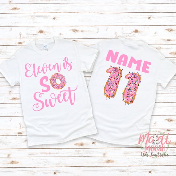 Donut Shirt - 11th Birthday Donut Shirt - 11th Birthday