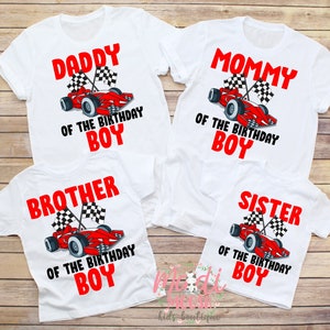 Pit Crew Birthday Shirt | Racecar Birthday Shirt | Two Fast Theme | Fast One Birthday | Family Matching Race Shirts | Toddler & Boys Race