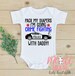Pack My Diapers I'm Going Crime Fighting With Daddy Onesies® Bodysuit | Baby Bodysuit | Baby Shower Gift | Baby Boy Onesie | Police Onesie 
