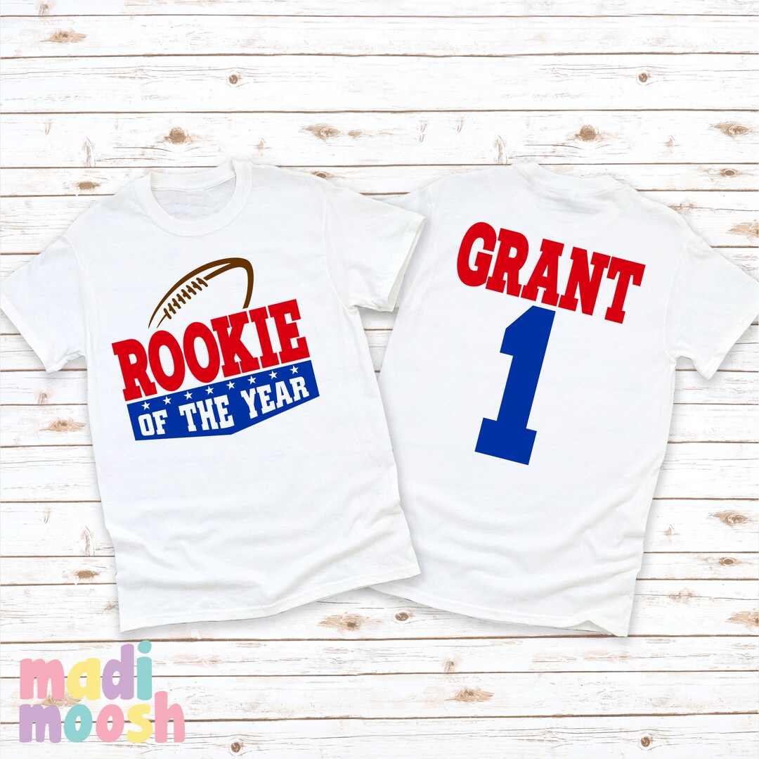 Rookie of the Year Birthday Shirt | Football Birthday Tee | Sports ...