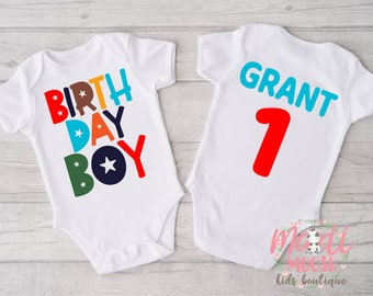 Birthday Boy 1st Birthday Bodysuit | First Birthday Bodysuit | Boys 1st Birthday Outfit | Baby Boy Birthday Gift