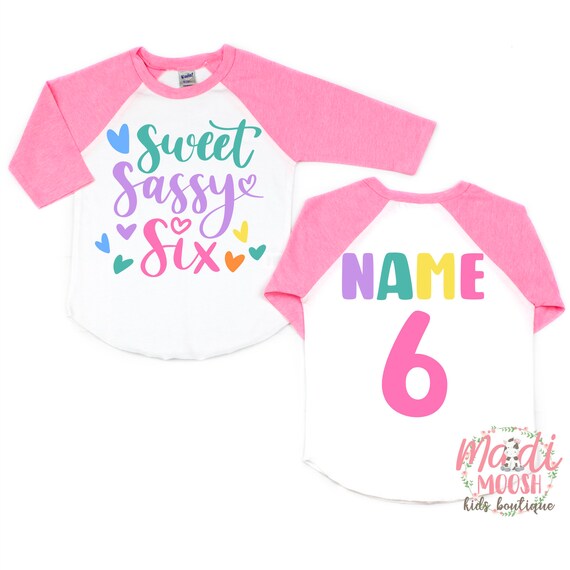 Six and sassy shirt Clearance