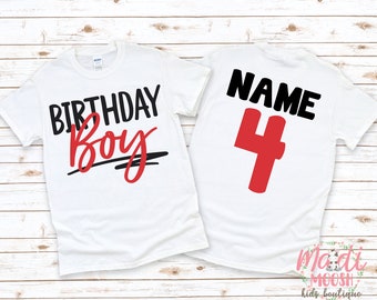 Birthday Boy Shirt | Boy's Birthday Shirt | ANY AGE Birthday Shirt | 2nd Birthday Shirt | Cool Birthday Shirt | Birthday Boy Shirt