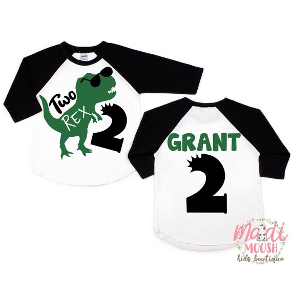 Dinosaur birthday hotsell shirt