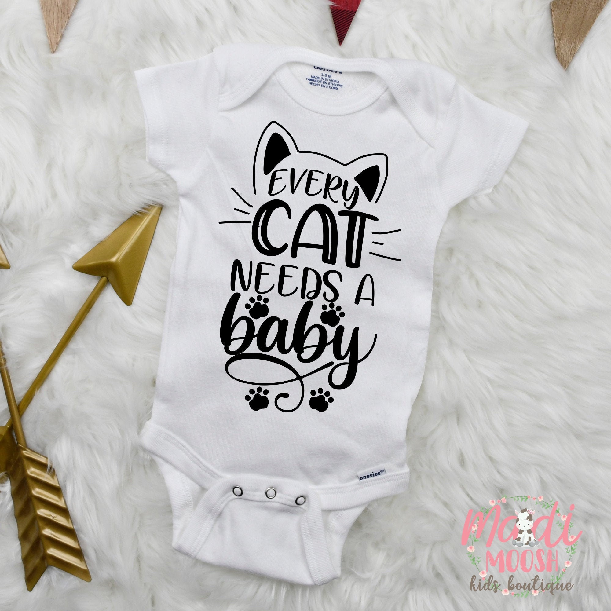 Cat onesie cheap baby