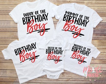 Matching Family Birthday Boy Shirts, Birthday Boy Shirt, Matching Family Birthday Shirts, Boys Birthday Shirt