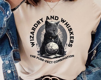 Funny Magic Cat Shirt, Fantasy T-Shirt, Board Game Wizard Tee, Paladin Gifts, Rogue Gaming Shirts, Board Game Master, Nerd Gamer Gift