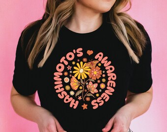 Hashimoto's Awarewness T-Shirt, Chronic Illness Gift, Hashimotos Disease Shirt, Invisible Illness Shirt, Hypothyroidism Tee, Thyroid Warrior