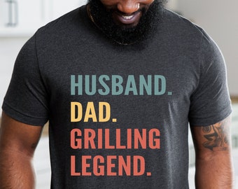 Grilling Legend Shirt for Men, Father's Day Funny Gift, BBQ Dad Joke Gifts, Barbecue Tee, Grill Gag Shirt, Birthday Cooking Lover T-Shirt