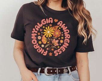 Fibromyalgia Awareness T-Shirt, Chronic Illness , Fibromyalgia Syndrome Gift, Invisible Illness Shirt, Spoonie Shirt, Disability Tee