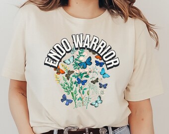 Endo Warrior T-Shirt, Endometriosis Gift, Chronic Illness Awareness, Invisible Illness Shirt, Laparoscopy Surgery, Endometriosis Awareness