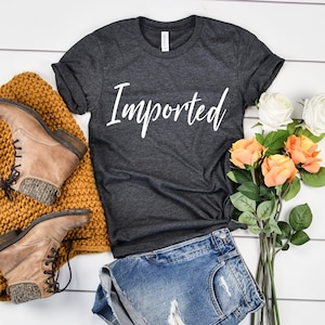 Importierte lustige Staatsbürgerschaft Green Card Legal Migrant Immigration T-Shirt Geschenk für Einwanderer