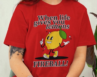 Fireball Funny Shirt, Fantasy T-Shirt, Video Games Joke, Wizard Tee, Paladin Gifts, Rogue Gaming Shirts, Board Game Master, Nerd Gamer Gift