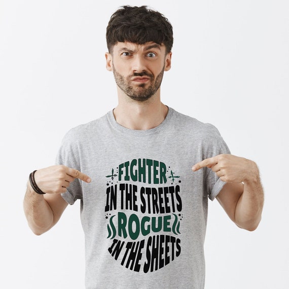 Paladin In The Streets Rogue In The Sheets Funny T-Shirt Paladin In The Streets Rogue In The Sheets Funny T-Shirt