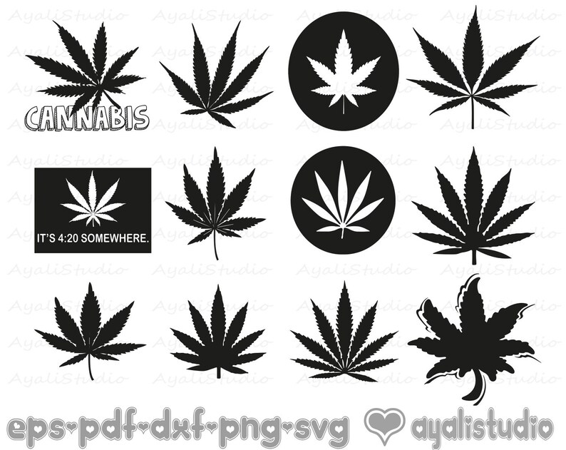 Download Marijuana svg bundle weed svg cannabis svg pot svg 420 | Etsy