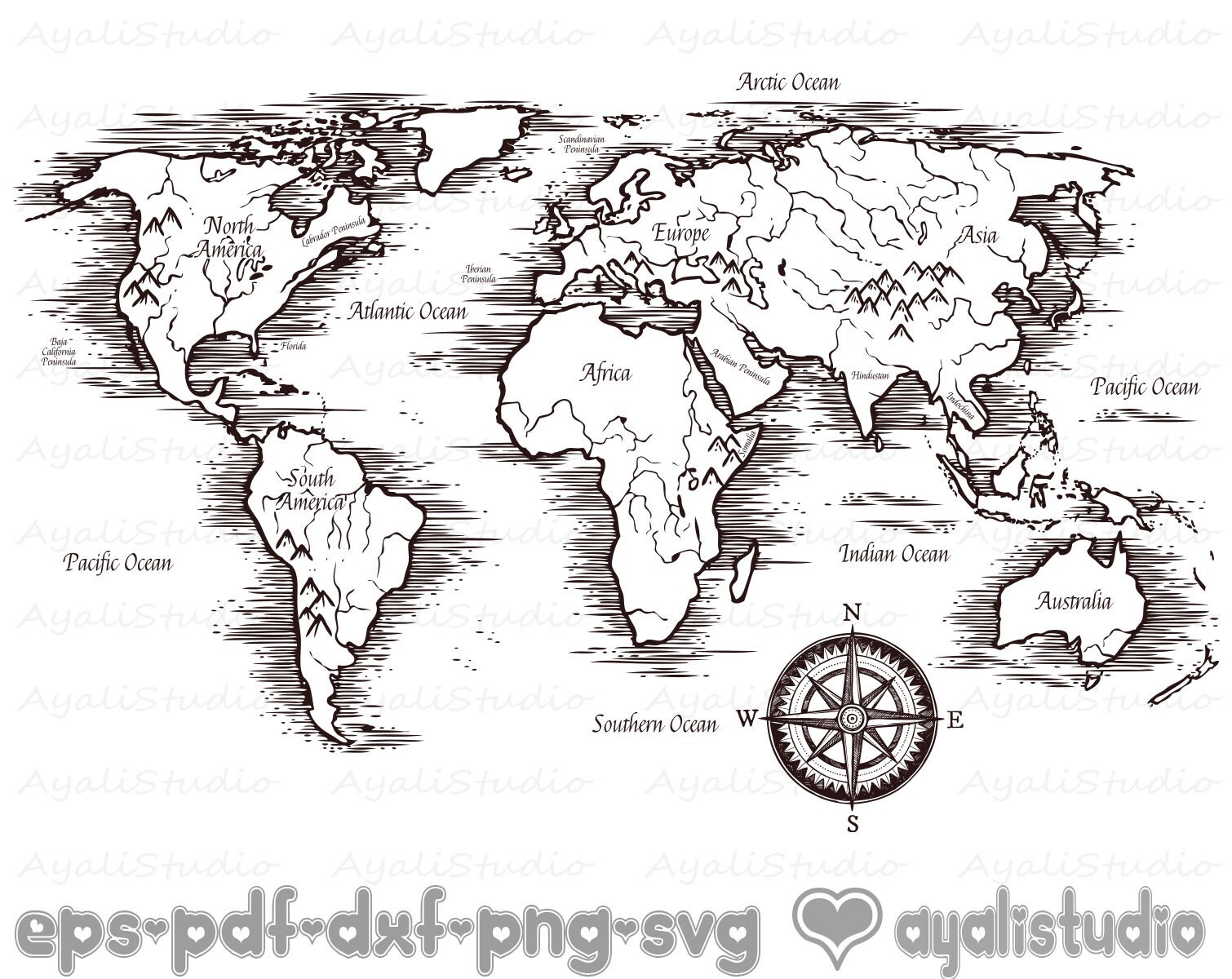 World Map Svg World Svg Travel Svg Map Svg Map Silhouette Etsy Images