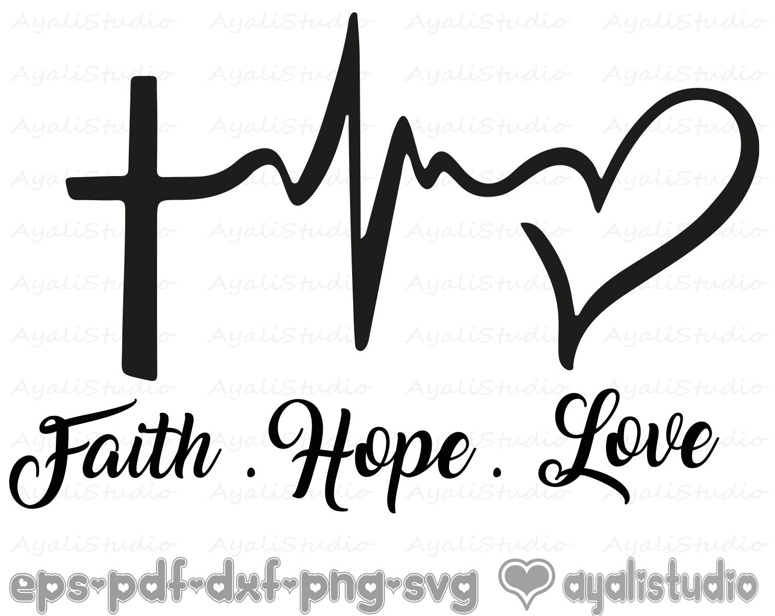 Free Free 52 Faith Hope Love Heart Svg Free SVG PNG EPS DXF File