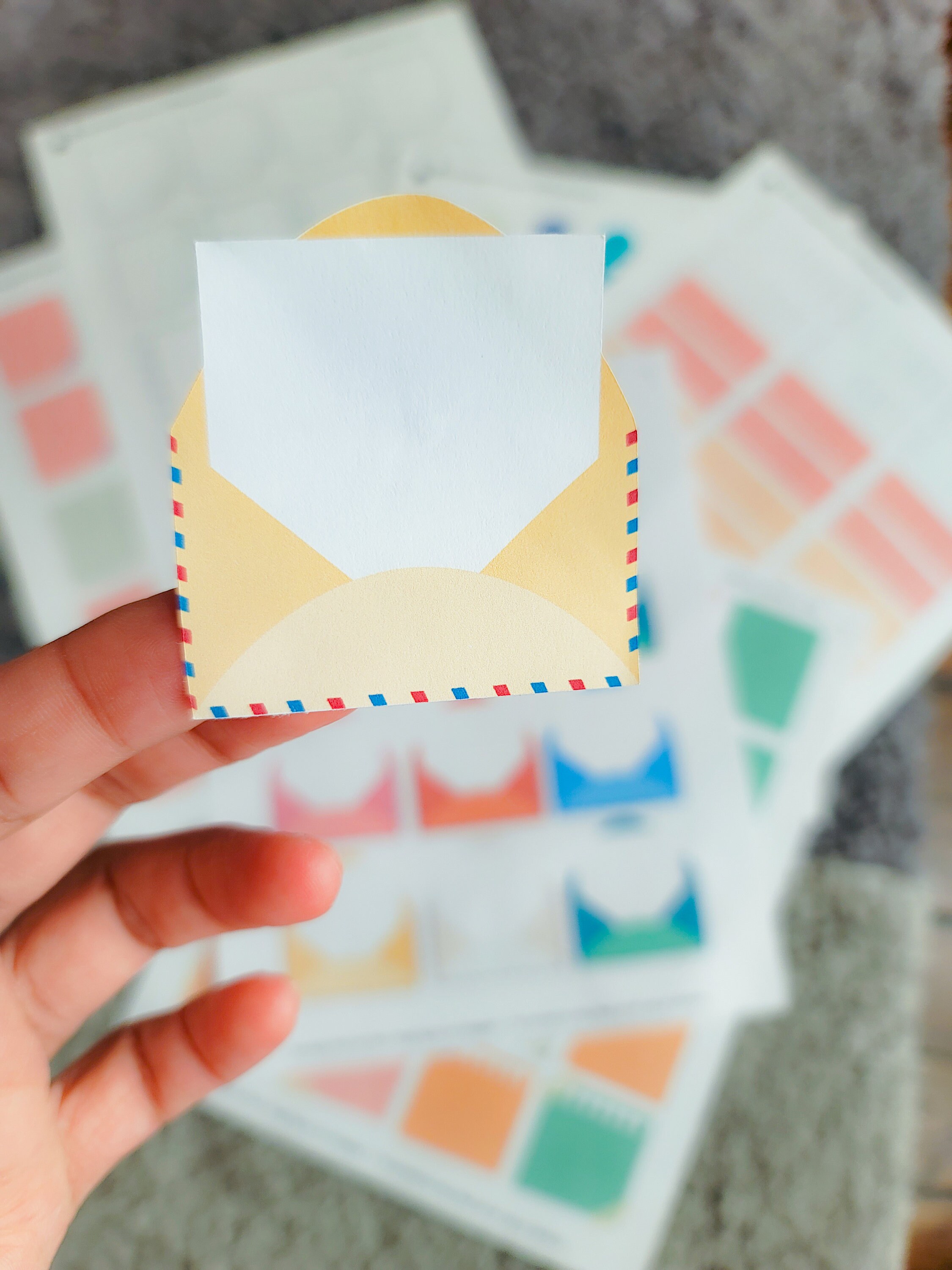 Envelope Ink Stick Envelope Stickies Envelope Stickers Printable Planner - Etsy