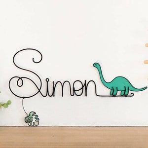 Customizable wire first name - Nono the diplomat - Baby and child room decoration