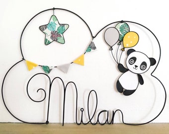 Decoration Chambre Bebe Panda Etsy