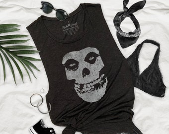 Misfits Punk Rock Vintage Flowy Festival Muscle Tank Top - MP14P